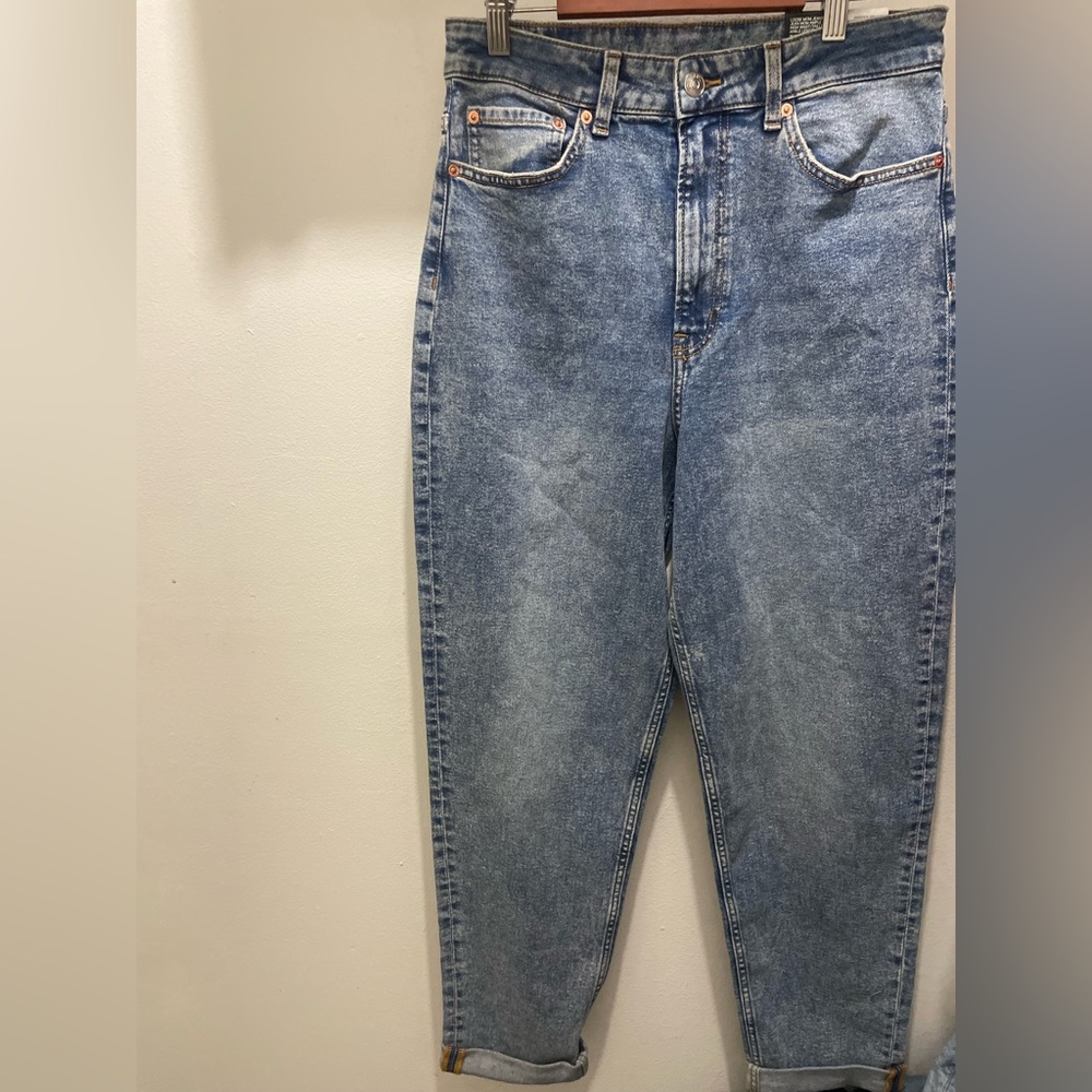 H&M brand mom jeans